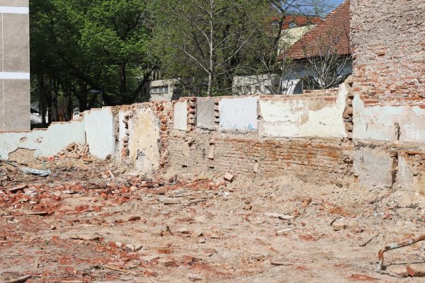 Brick Wall Demolition in Cedar City