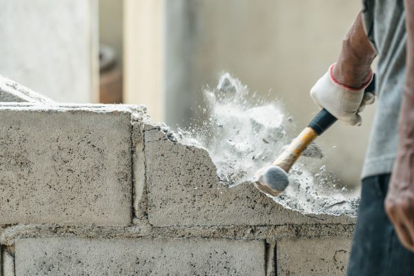 Block Wall Demolition in Cedar City